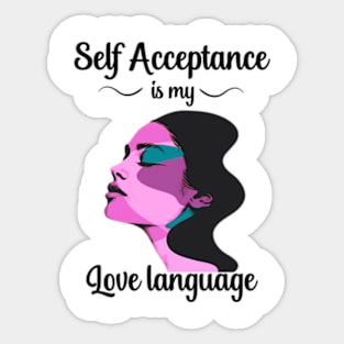 Self Acceptance Sticker